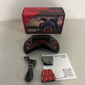 Brake Free Bf0327c-bk Smart Wireless Motorcycle Helmet Led Light Usb-c Rechargeable
