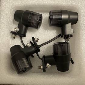 British Customs Bc501-105-bs Retro Turn Signals For Triumph Street And Speed Twin 900 Series