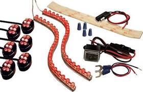 Buztronics Street Fx 1044653 Buztronics/street Pro Light Kit Chrome Case - Red