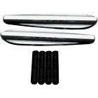 C1306-c Covingtons Chrome Finned Turn Signal Eliminators For Harley Fltr