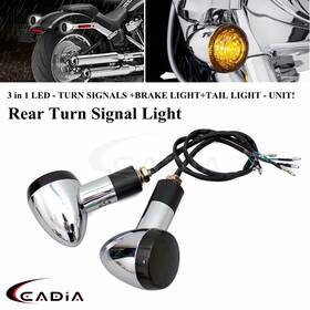 Cadiaracing Tsl-350r-chsk 2pcs Rear Led Turn Signals Lights Indicator For Suzuki Boulevard M109r Vrz1800