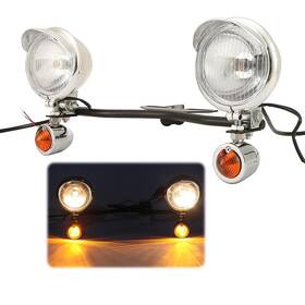 Camt Cvg02947 Passing Spot Light Bar Turn Signals For Yamaha Vstar Xvs 650 950 Classic Custom