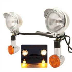 Camt Cvg05895 Spotlight Signals Light Bar Kit For Harley Davidson Road Glide Fltr Fatboy Flstf