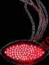 2040-1184 Cateye-billetbl Custom Dynamics Harley-davidson Black Cateye Taillight Turn Signals
