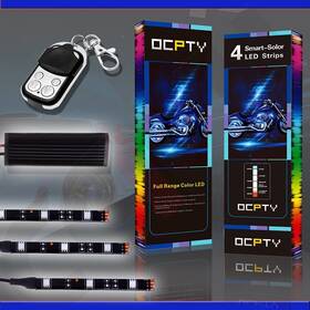 Cciyu Z8037511154g 6pcs Multi-color Waterproof Flexible Strip Motorcycle Car Led Neon Lighting Kit