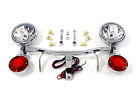 Chrome Halogen Harley Twin 35 Bulb Cam Evolution Kit Watt National Spotlamp