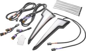 Ciro 12201 Quill Fairing Light - With Turn Signal Black Flhx