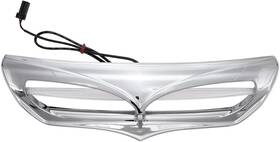 Ciro 2350-0342 Open Box Fairing Ft14-up Harley-davidson Vent Trim - Led Lighted Chrome Fin