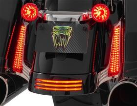 Ciro 40044 Filler Panel Accent Lights Chrome/red 2040-2682