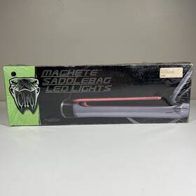 Ciro 40155 New Machete Saddlebag Smoked Led Lights For Harley Fltr/flht See Models