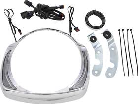 Ciro 45205 Fang Headlight Bezel - Chrome