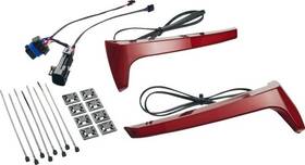 Ciro 4r010 Rydeculture Bryant M1 Saddlebag Lights - Red Lens Motorcycle Street Bike