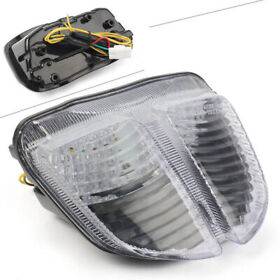 Clear Motorcycle Led Tail Turn Signals Lights For Suzuki Gsxr 600 750 2005-2007