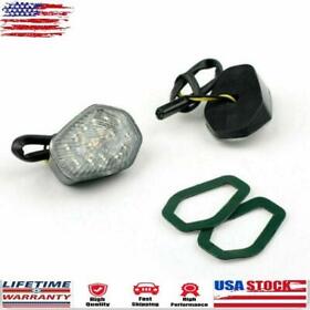 Clear Turn Signals Fit For Suzuki Gsxr 600/750/1000 Flush Mount U9