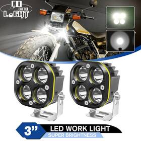 Colight Co-954h-cy-w Pair 3inch Cubes Led Work Lights Fog Driving Lamp For Offroad Atv Utv Motorcycle