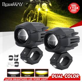 Colight Mf01-2 Pair 3inch Cubes Led Work Lights Fog Driving Lamp For Offroad Atv Utv Motorcycle