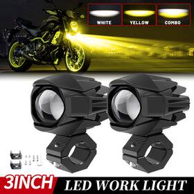 Colight Mf01yz-0715-2pc-175 2x 3 Inch Cubes Led Work Lights Fog Driving Lamp Offroad For Motorcycle Atv Utv