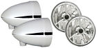 Complete Harley 4-1 " Chrome Style Adjure Spotlight Motorcycle Assembly 2 French