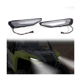 Cusautv Rxdyy124 Turn Signal Lights For Rmax 1000 Led Front Daytime Running Compatible