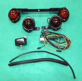 Cushman 879001-e Complete New Reproduction Turn Signal Light Kit