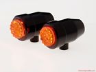 Custom 2 Amber Buell Turn Firebolt Lights Led Signal Mini Indicator Black