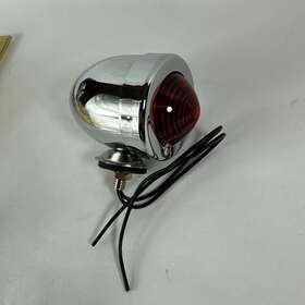 Custom Chrome 28000 Harley 28-000 Bullet Light Red Dual Filament New Old Stock
