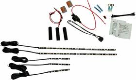 Custom Dynamics 2040-1103 Magicflex Led Engine Kit Red For Cruiser
