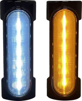 Custom Dynamics Cd-cb-aw-ss8-b Cd-cb-aw-ss8-bdynamic Amber White Engine Guard Leds