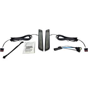 Custom Dynamics Cd-fork-ss6-sb Led Front Fork Lightz - Smoke Lens/black Finish