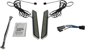 Custom Dynamics Cd-fork-ss8-sc Led Front Fork Lightz Smoke - Chrome #cd-fork-ss8-sc