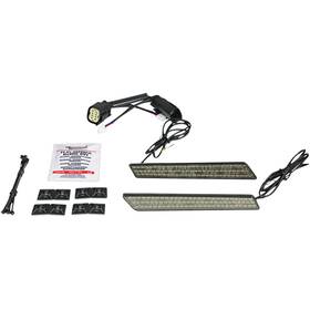 Custom Dynamics Cd-latch-ss8-s Saddlebag Latch Lights - Ss8 Smoke
