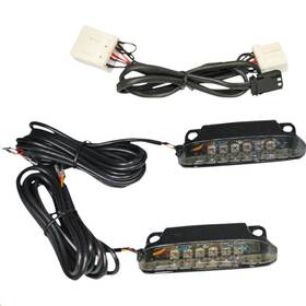 Custom Dynamics Cd-lr-09-s Led Saddlebag Rail Light Bars - Smoke Lens
