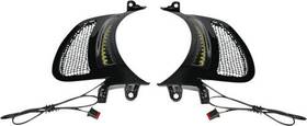 Custom Dynamics Cd-rg-v-aw2-bb Black Mesh Led Vent Insert Plug Play Harley 15 Fltr Road Glide