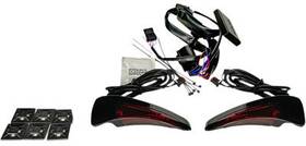 Cd-tpbr-14-rb Custom Dynamics Sequential Tour-pak Backrest Leds Black Red