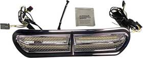 Custom Dynamics Cd-vent-aw2-c Led Vent Insert - Amber/white Chrome With
