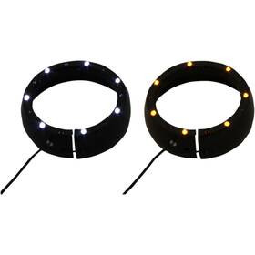Cdtb-45tr-1b Custom Dynamics Lighted Passing Lamp Trim Ring Ft14 Flht - Black