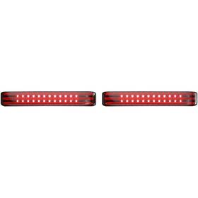 Custom Dynamics Pb-sbseq-ss6-cs Saddlebag Led Lights - Sequential Chrome/smoke