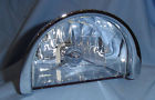 Custom Helogen Choppers Billet Moon Lamp- Harley Motorcycle