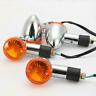 Cvg02337 Camt Amber Chrome Motorcycle Led Turn Signals Lights Brake Running