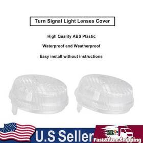 Darupsun Ts-208-clear Turn Signal Light Lenses Cover For Honda Shadow Spirit Vt750 Vulcan Vn Clear M2