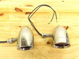 Ds280882 Dba Billet Chrome Color Indicators Micro B Red Rigid Motorcycle Lights