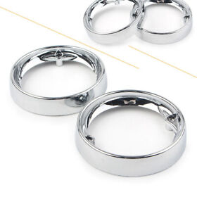 Deep Dish Turn Signal Bezels For Harley Road King Flhr Flh T Fltr Chrome
