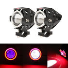Der07420 Carm Cree White Led Headlight Spot Driving Light Red Angel