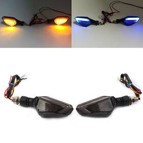 Dictorcoltd 550732585899 Motorcycle Turn Signal Lights Indicator Blinker Tail Light Daytime Running Lamp
