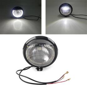 Dictorcoltd 550748626982 Motorcycle Headlight Passing Fog Light 12v For Harley Honda Black