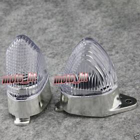 Dictorcoltd 550748796951 2pcs Clear Turn Signal Lenses For Kawasaki Zx6r 2005 2006 Zx10r 2004