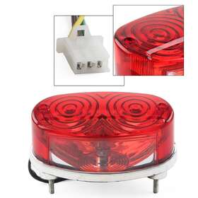 Dictorcoltd 890000789216 12v Rear Tail Brake Lamp Light For 110 125cc 150cc Quad Dirt Bike Atv 4 Wheelers