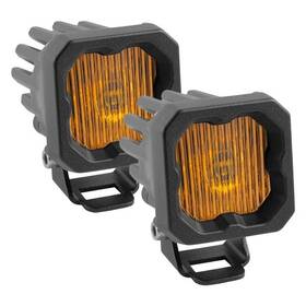 Diode Dynamics Dd6848p Lights Stage Series C1 Standard Sae/dot 2 Inch 2x20w Square Fog Beam Yellow Led