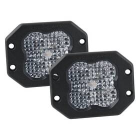 Diode Dynamics Dd6917p Lights Stage Sport Series Flush Mount 3 Inch 2x14.5w Square Flood Beam Led W
