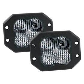 Diode Dynamics Dd6921p Lights Stage Sport Series Flush Mount 3 Inch 2x14.5w Square Combo Beam Led W